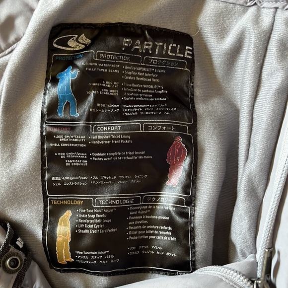 Men’s MD Particle Snowboard Pants - Bonfire - Picture 9 of 9